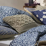 Постельное белье темно-синего цвета с рисунком Blossom Essence Sophie варинант исполнения - 6 | Loft Concept в Волгограде