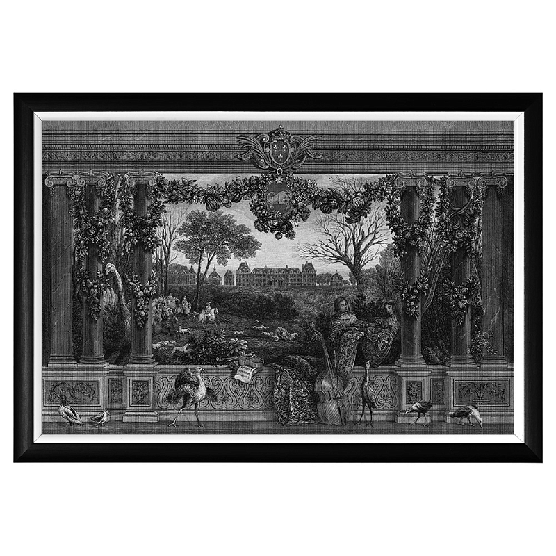 Постер Monceau Palace Poster Черный Белый Постер Monceau Palace Poster Черный Белый в Волгограде | Loft Concept