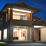 Настенный фонарь уличный прямоугольный черного цвета со стеклом с пузырьками Eurofase варинант исполнения - 6 | Loft Concept в Волгограде