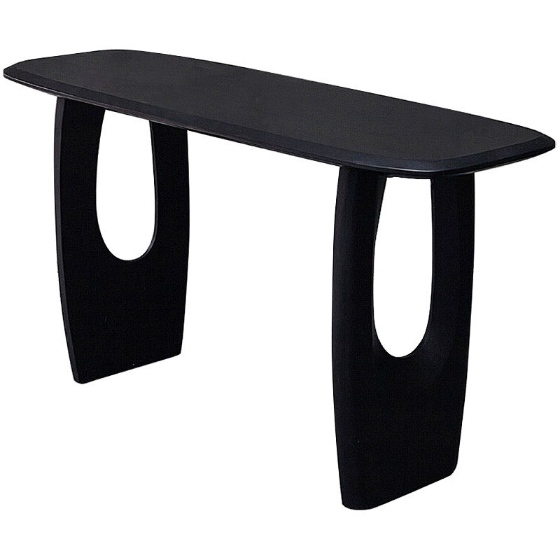 Консоль из массива акации Veras Console Table Черный Консоль из массива акации Veras Console Table Черный в Волгограде | Loft Concept