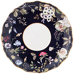 Чайный набор из фарфора темно-синий с рисунком цветов на 6 персон 12 предметов 280 мл Garden Whisper Porcelain Set  варинант исполнения - 2 | Loft Concept в Волгограде