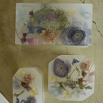 Шкатулка из эпоксидной смолы с цветами белая Epoxy Resin Flowers Box White варинант исполнения - 3 | Loft Concept в Волгограде
