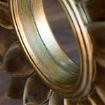 Зеркало-солнце с золотыми с лучами Rays of Peace варинант исполнения - 2 | Loft Concept в Волгограде