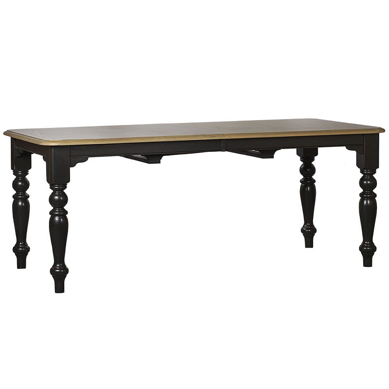 Стол Provence Accent Dining Table black Бежевый Черный Стол Provence Accent Dining Table black Бежевый Черный в Волгограде | Loft Concept