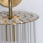 Бра с круглым основанием и длинными прозрачныи стеклянными трубками Nembus варинант исполнения - 4 | Loft Concept в Волгограде