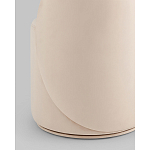 Пуф Loreen со спинкой вращающийся велюр молочный варинант исполнения - 3 | Loft Concept в Волгограде