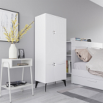 Комод белый с 4-мя дверцами на металлических ножках SPARK MULTIPURPOSE CABINET WHITE варинант исполнения - 2 | Loft Concept в Волгограде