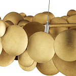 Люстра круглая из многослойных золотых дисков Metal Disc Chandelier варинант исполнения - 3 | Loft Concept в Волгограде