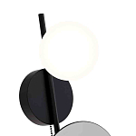 Бра с матовым плафоном в форме шара и зеркальной плоской панелью Lunar Echo  варинант исполнения - 1 | Loft Concept в Волгограде