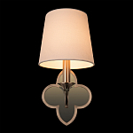 Бра с белым текстильным абажуром и фигурным основанием с зеркальной вставкой Vitorino варинант исполнения - 25 | Loft Concept в Волгограде