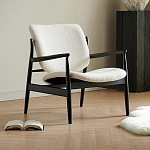 Кресло с каркасом и ножками из древесины и мягкими сиденьем и спинкой Venice варинант исполнения - 6 | Loft Concept в Волгограде