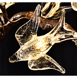 Люстра в виде золотой ветки с цветами и птичками Marvelous Garden варинант исполнения - 11 | Loft Concept в Волгограде