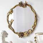 Настенное зеркало в бронзовой раме Eden Garden варинант исполнения - 4 | Loft Concept в Волгограде