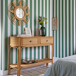 Консоль из плетеного ротанга с ящиками Armelle Rattan Console варинант исполнения - 5 | Loft Concept в Волгограде