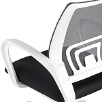 Офисное кресло с основанием из белого пластика Desk chairs Black варинант исполнения - 7 | Loft Concept в Волгограде