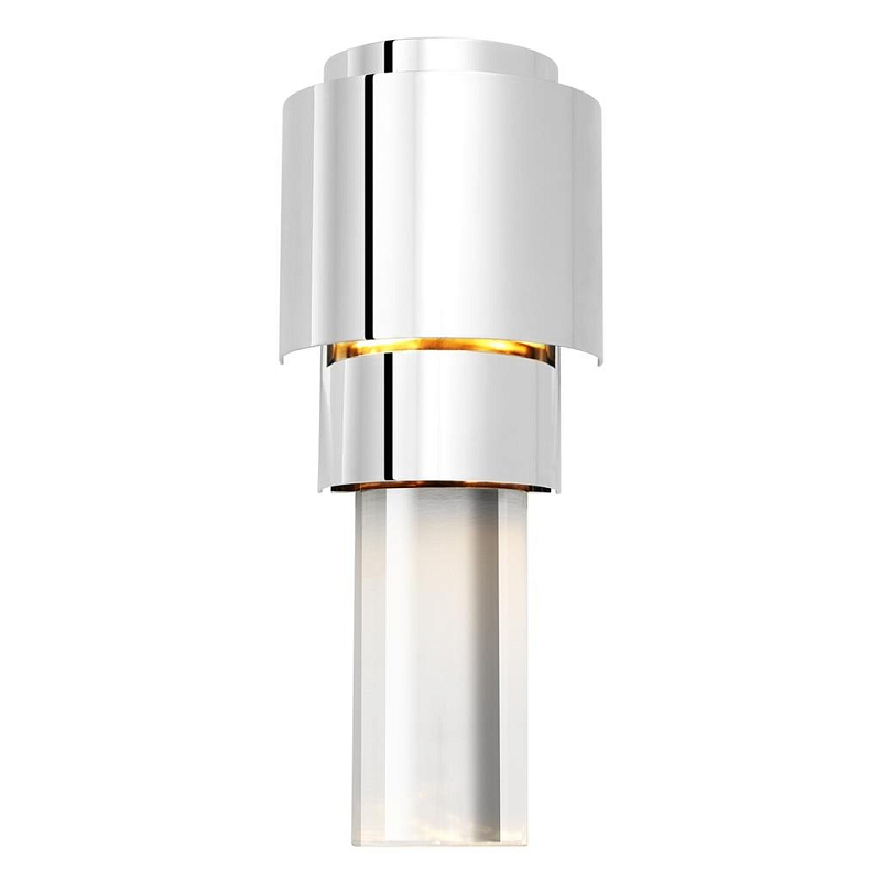 Бра Wall Lamp Avondale Nickel Никель Прозрачный (Transparent) Бра Wall Lamp Avondale Nickel Никель Прозрачный (Transparent) в Волгограде | Loft Concept