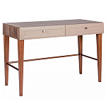 Стол письменный из массива бука с 2-мя ящиками бежевый Wenge Light варинант исполнения - 1 | Loft Concept в Волгограде