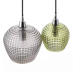 Подвесной светильник каскадный с 2-мя рельефными плафонами Cascade with Relief Lampshades варинант исполнения - 4 | Loft Concept в Волгограде