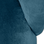 Барный стул вращающийся со спинкой Синий Велюр Vendramin Chair варинант исполнения - 3 | Loft Concept в Волгограде