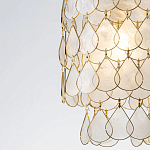 Подвесной светильник с декором из натуральной морской ракушки Iridescent Light варинант исполнения - 4 | Loft Concept в Волгограде