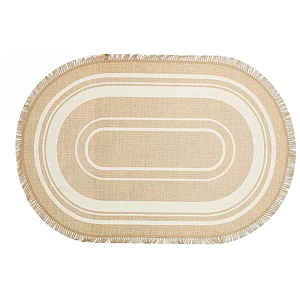 Ковер овальный с эффектом джута Oval classic