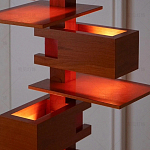 Торшер с каркасом из множества полок Links варинант исполнения - 2 | Loft Concept в Волгограде