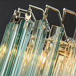 Дизайнерская люстра AQUA Blue Lagoon бирюзовое стекло несколько ярусов варинант исполнения - 4 | Loft Concept в Волгограде