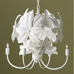 Люстра белая в виде цветков шиповника White Rosehip Flower варинант исполнения - 3 | Loft Concept в Волгограде