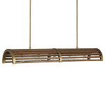 Люстра линейная полукруглой формы Wooden Horseshoe варинант исполнения - 4 | Loft Concept в Волгограде