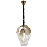 Подвесной светильник с хрустальными подвесками Godard Crystal Ring Hanging Lamp варинант исполнения - 2 | Loft Concept в Волгограде