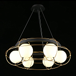 Люстра подвесная круглая с белыми плафонами Martin варинант исполнения - 3 | Loft Concept в Волгограде