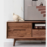 Тумба под телевизориз массива дерева TV Stand made of Walnut Wood варинант исполнения - 3 | Loft Concept в Волгограде