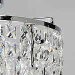 Потолочный светильник круглый с прозрачными подвесками Lunet варинант исполнения - 13 | Loft Concept в Волгограде