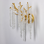 Бра золотого цвета с ветвями и хрустальными подвесками FAIRYTREE Light варинант исполнения - 3 | Loft Concept в Волгограде