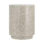 Приставной столик с рисунком из раковин устриц Bone Inlay варинант исполнения - 2 | Loft Concept в Волгограде