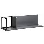 Полка навесная открытая цвета графит Strict Lines  варинант исполнения - 1 | Loft Concept в Волгограде