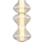 Подвесной светильник светодиодный с стеклянным волнообразным плафоном Amphora of Light варинант исполнения - 4 | Loft Concept в Волгограде