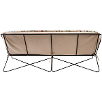 Трехместный диван на металлическом каркасе с цветочным принтом в стиле шинуазри Chinoiserie Birds on a Tree Sofa варинант исполнения - 2 | Loft Concept в Волгограде