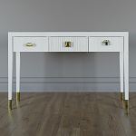 Дизайнерский Письменный стол Elsa Dreams White с тремя ящиками варинант исполнения - 1 | Loft Concept в Волгограде