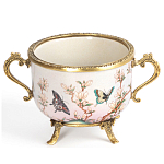 Фарфоровая чаша с бронзовыми элементами Eden Garden варинант исполнения - 1 | Loft Concept в Волгограде