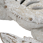 Статуэтка краб с детализированной текстурой в белом цвете Marine Accessories варинант исполнения - 3 | Loft Concept в Волгограде