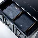 Черная тумба с выдвижным ящиком Monica варинант исполнения - 4 | Loft Concept в Волгограде