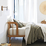 Кровать из массива дуба с пружинным блоком Mateta варинант исполнения - 8 | Loft Concept в Волгограде