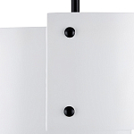 Потолочный светильник круглый светодиодный Semicircular White Panels белый варинант исполнения - 1 | Loft Concept в Волгограде