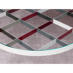 Дизайнерский круглый кофейный стол со стеклянной столешницей Gio Ponti D.555.1 Coffee Table варинант исполнения - 3 | Loft Concept в Волгограде