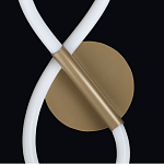 Бра с белым плафоном в форме восьмерки и круглым основанием Luke Lampco Tracer Lamp варинант исполнения - 5 | Loft Concept в Волгограде