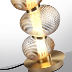 Настольная лампа с 3-мя рифлеными стеклянными шарами Marcelh Light варинант исполнения - 4 | Loft Concept в Волгограде