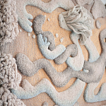 Тканый вручную монументальный настенный гобелен Soft Inception варинант исполнения - 2 | Loft Concept в Волгограде