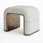 Пуф Forli с элегантной латунной вставкой варинант исполнения - 1 | Loft Concept в Волгограде