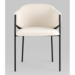 Стул Brace букле белый варинант исполнения - 4 | Loft Concept в Волгограде